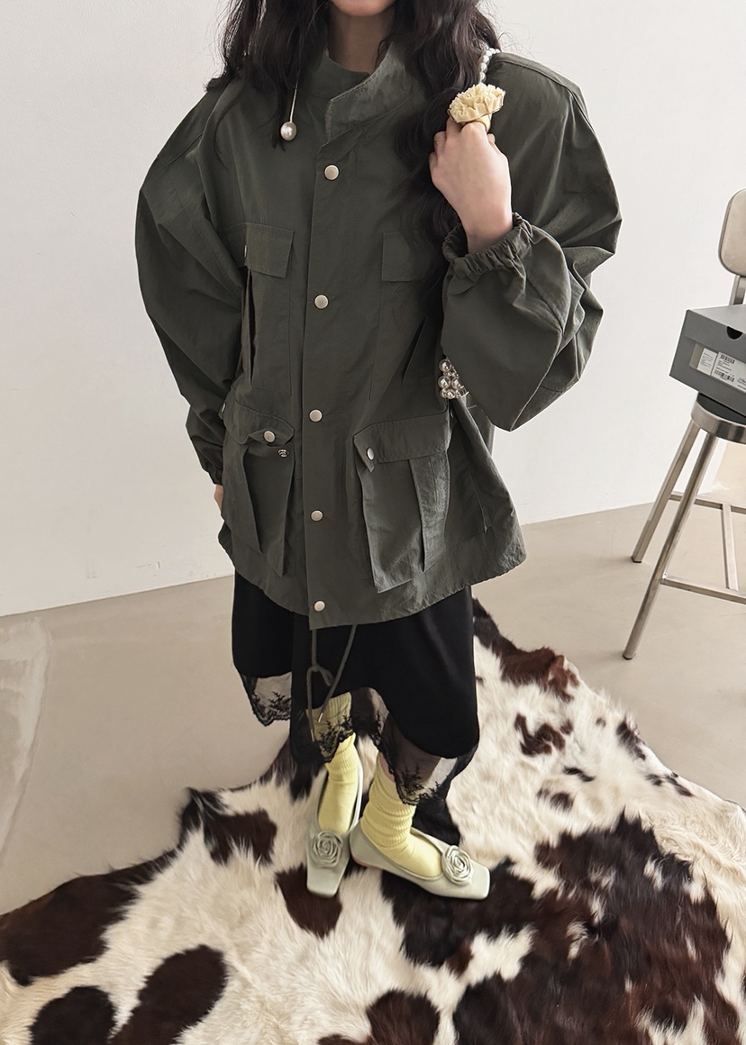 AMOOD韓國代購女士新品時尚26春夏推薦熱賣人氣職業真品夾克AMOOD夾克