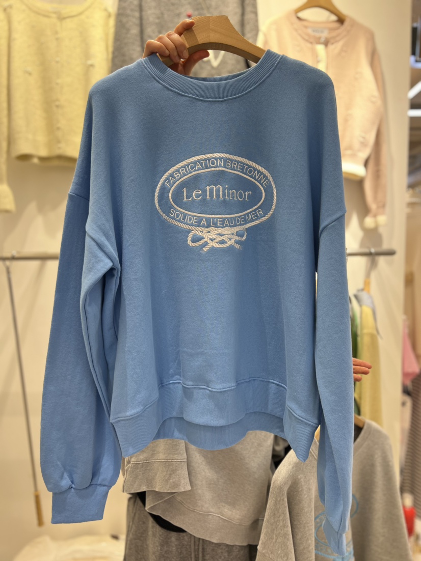 OLA韓國代購女裝新品26春夏推薦職業時尚熱賣休閑真品衛衣mellor/OLA衛衣圖色2