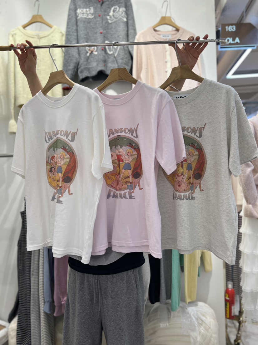 OLA東大門直郵女裝新品熱賣職業推薦真品休閑26春夏人氣T恤mellor/OLAT恤