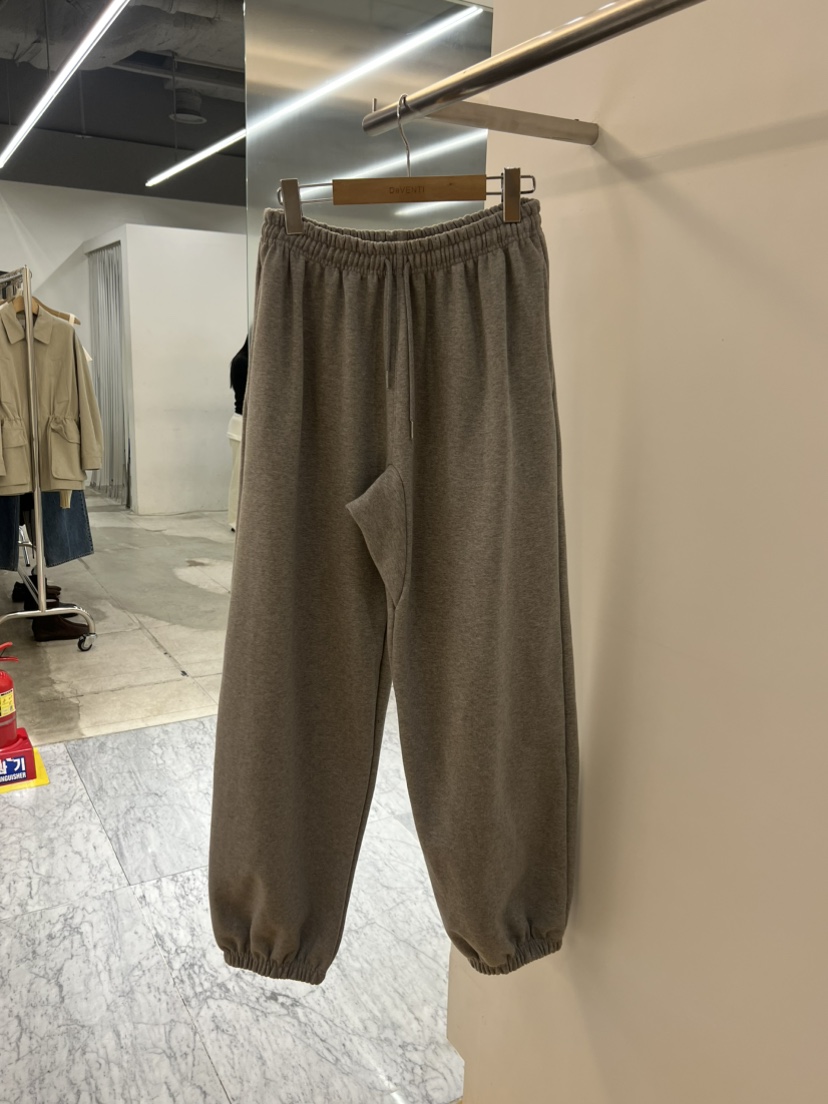 DE VENTI韓國直郵女士新款真品職業人氣時尚26春夏休閑褲刺繡DE VENTI休閑褲圖色1