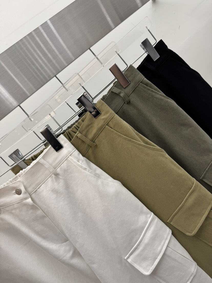 AMOOD韓國直郵女裝新品職業休閑時尚熱賣26春夏休閑褲口袋AMOOD休閑褲