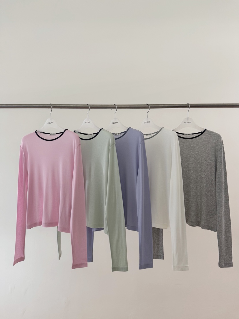 ERUME東大門實拍女裝新款時尚推薦人氣休閑熱賣職業長袖T恤ERUME長袖T恤