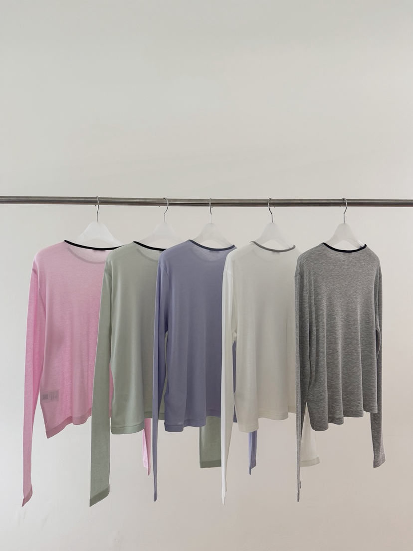 ERUME東大門實拍女裝新款時尚推薦人氣休閑熱賣職業長袖T恤ERUME長袖T恤