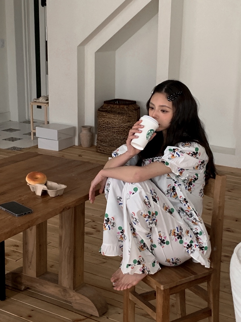 OURWAVE/OUR ROOM韓國代購女裝新款時尚真品休閑睡衣套裝Our Wave/Our Room睡衣