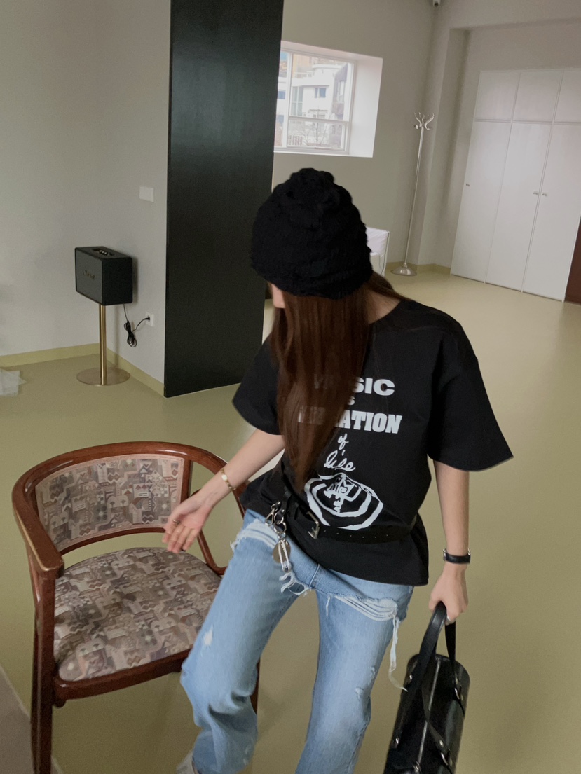 MADE-P東大門代購女裝新品真品推薦時尚熱賣26春夏休閑T恤MADE-PT恤