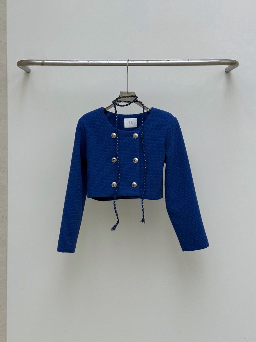 AB東大門實拍女裝新款時尚真品人氣熱賣休閑夾克含脖帶雙層AB夾克圖色2