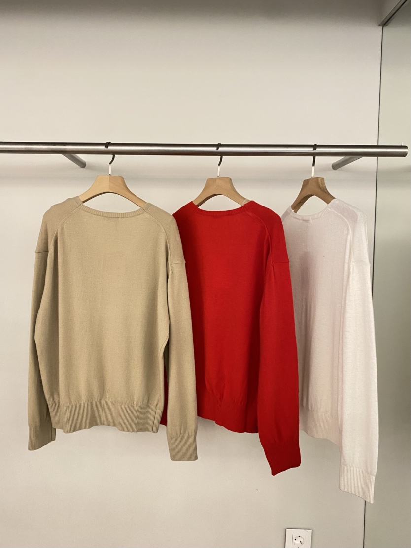 OP PER東大門直郵女士新款人氣時尚26春夏休閑推薦針織衫OPPER-simplebeige針織衫