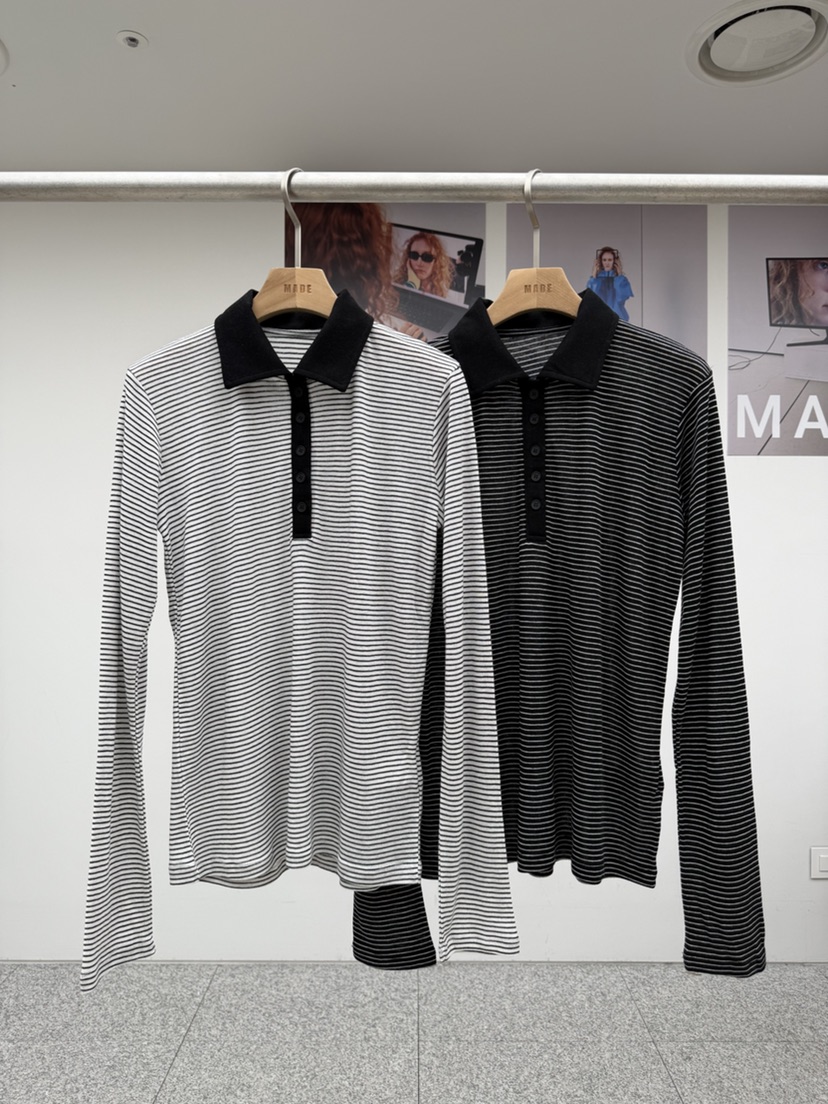 MADE-P東大門直郵女裝新款休閑推薦職業26春夏真品長袖T恤MADE-P長袖T恤