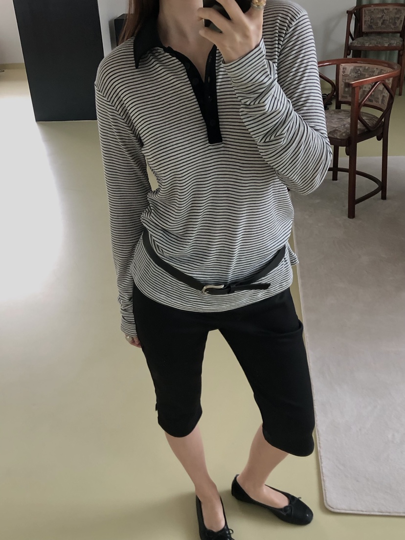 MADE-P東大門直郵女裝新款休閑推薦職業26春夏真品長袖T恤MADE-P長袖T恤