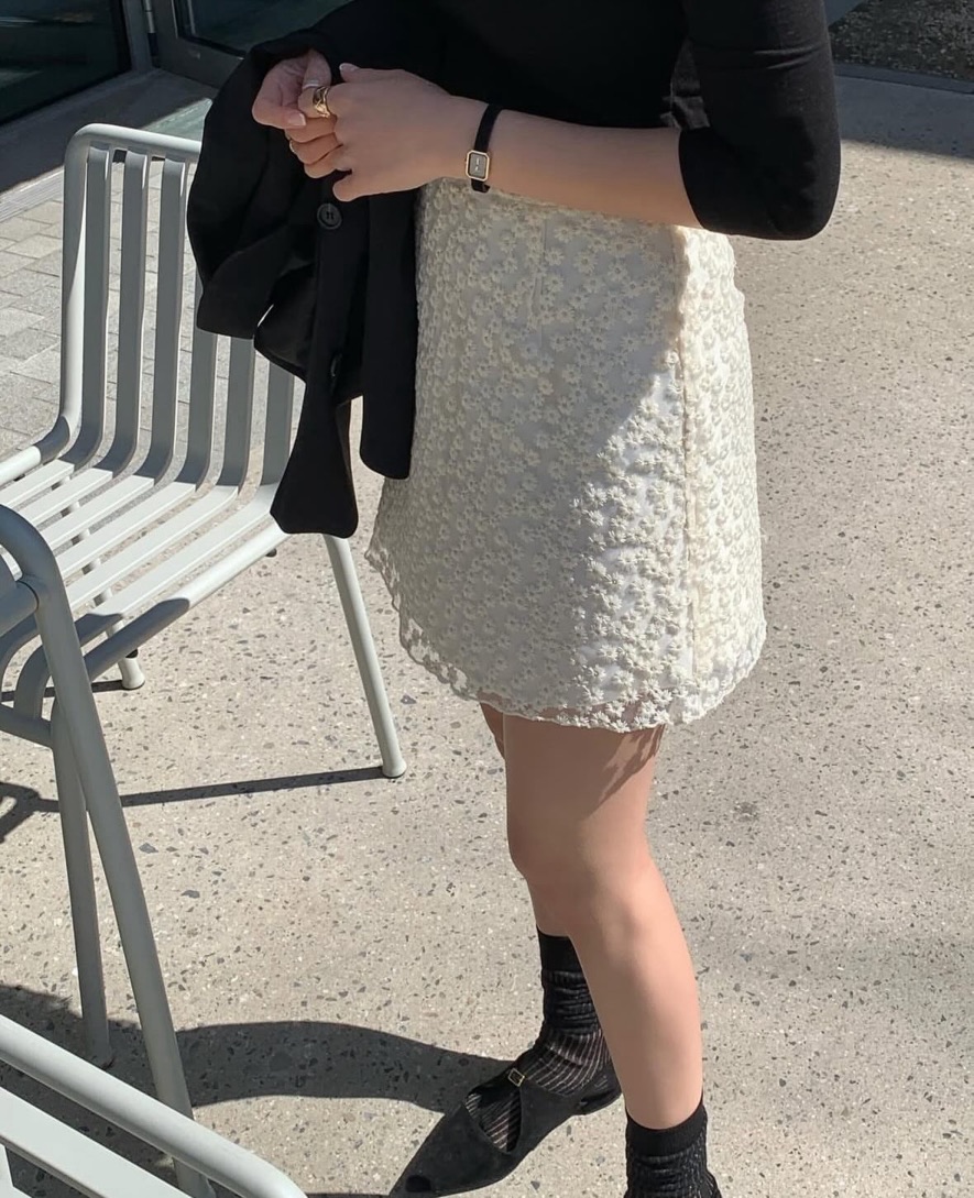 THE LOW東大門代購女裝新款推薦時尚真品休閑熱賣職業短裙THE LOW短裙