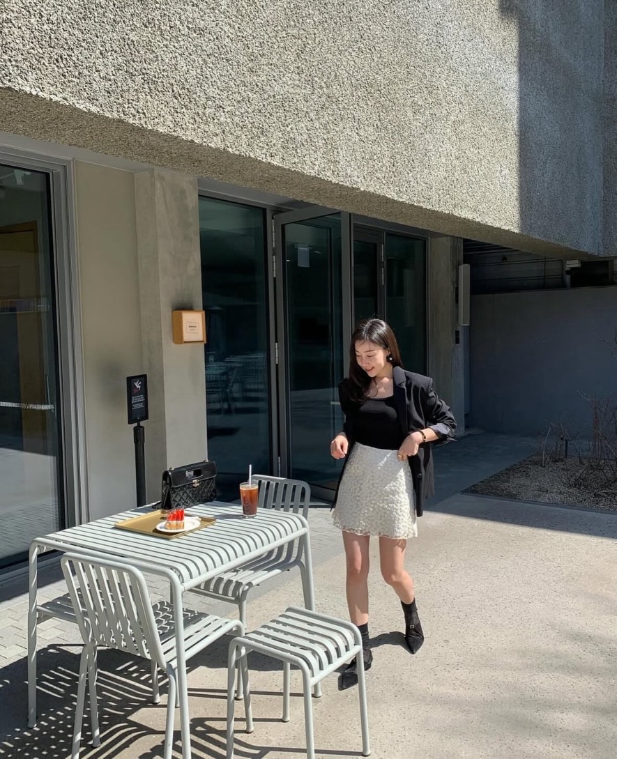 THE LOW東大門代購女裝新款推薦時尚真品休閑熱賣職業短裙THE LOW短裙