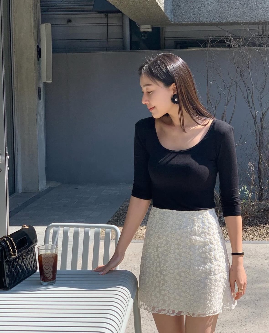 THE LOW東大門代購女裝新款推薦時尚真品休閑熱賣職業短裙THE LOW短裙