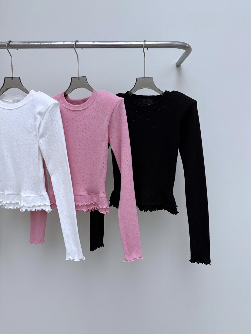 AB韓國直郵女裝新品職業時尚熱賣真品人氣休閑推薦長袖T恤AB長袖T恤