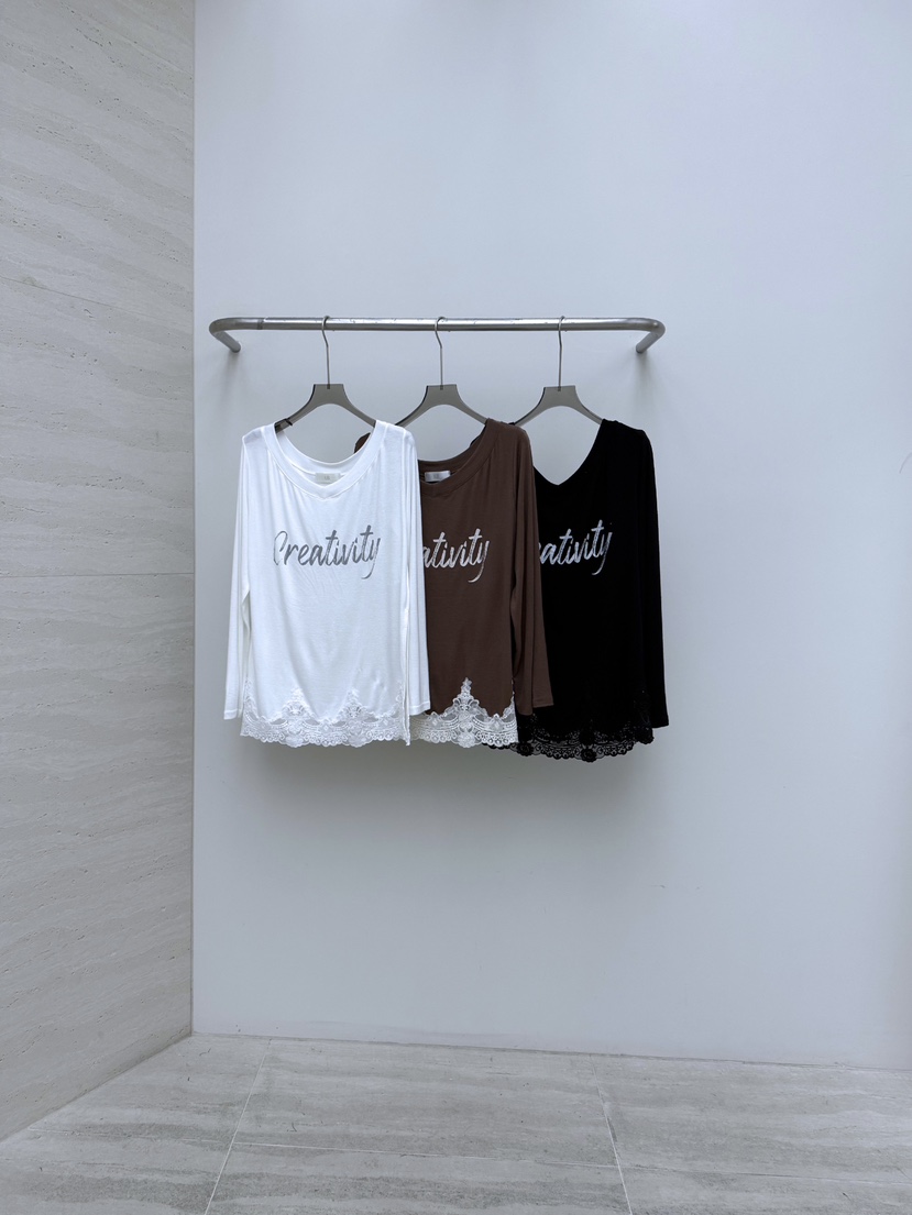 AB韓國直郵女裝新品職業26春夏熱賣推薦休閑人氣真品長袖T恤AB長袖T恤