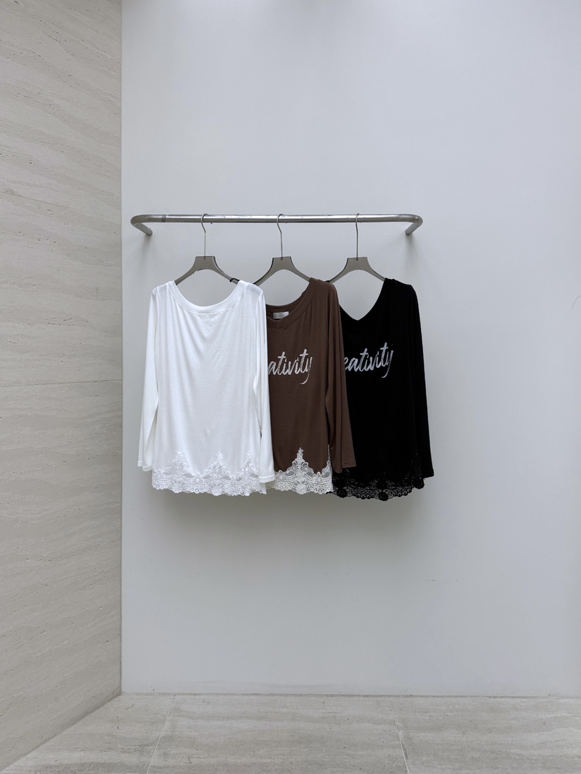 AB韓國直郵女裝新品職業26春夏熱賣推薦休閑人氣真品長袖T恤AB長袖T恤