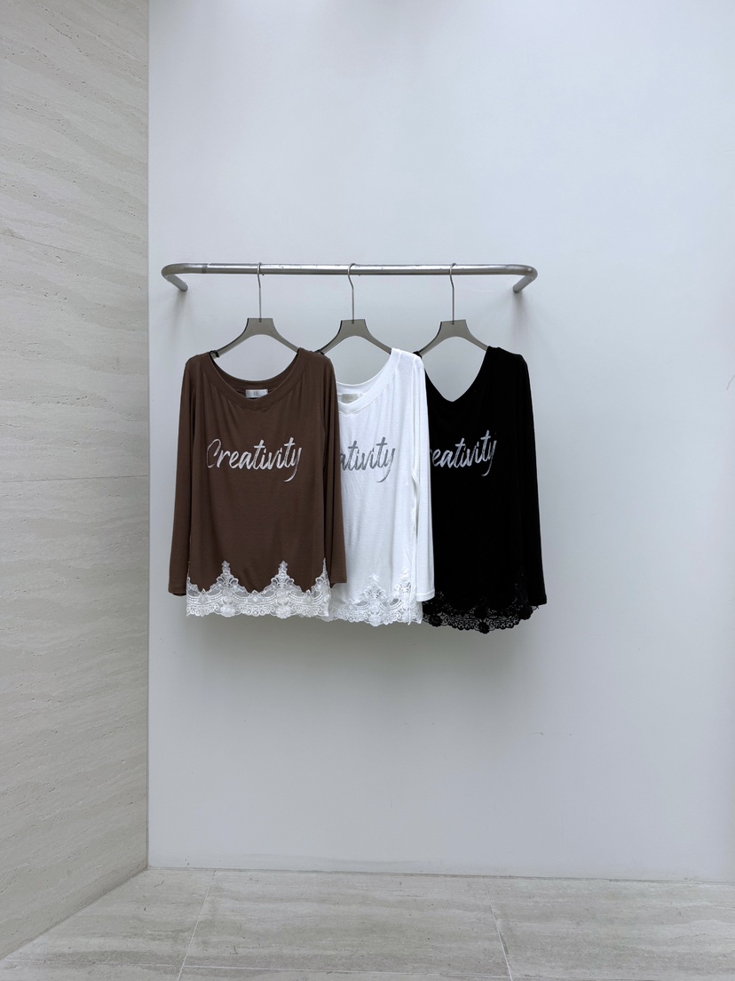 AB韓國直郵女裝新品職業26春夏熱賣推薦休閑人氣真品長袖T恤AB長袖T恤