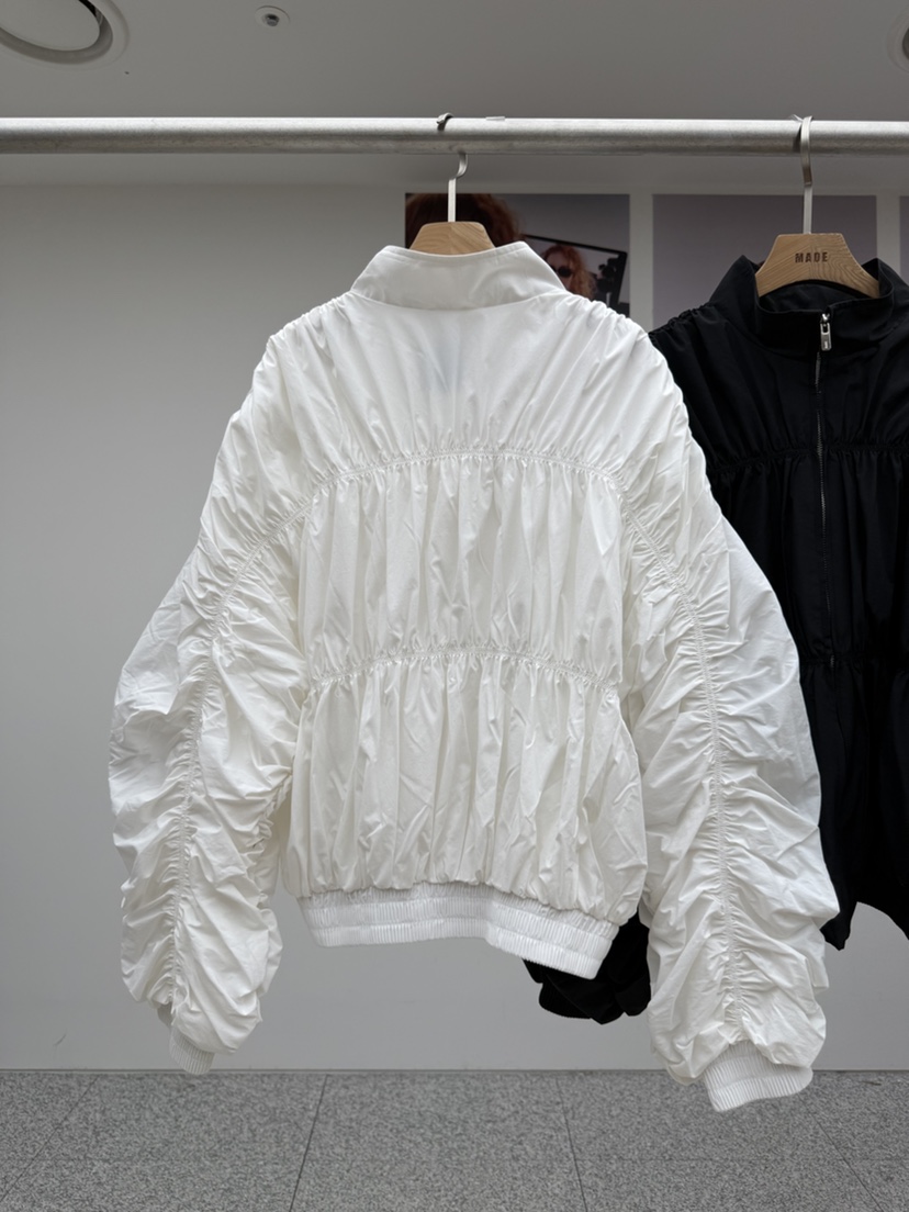 MADE-P韓國直郵女士新品26春夏人氣真品時尚休閑夾克褶皺MADE-P夾克