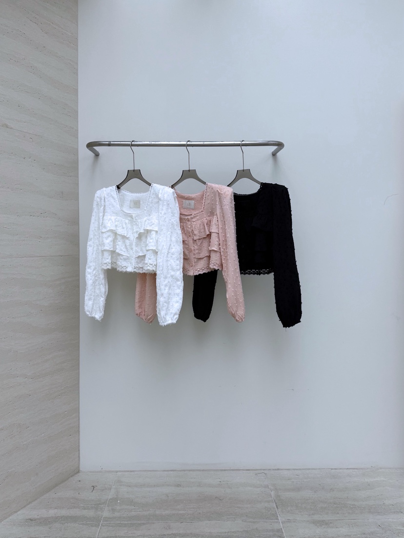 AB東大門實拍女裝新款人氣時尚職業26春夏真品襯衫蕾絲衫AB襯衫/蕾絲衫