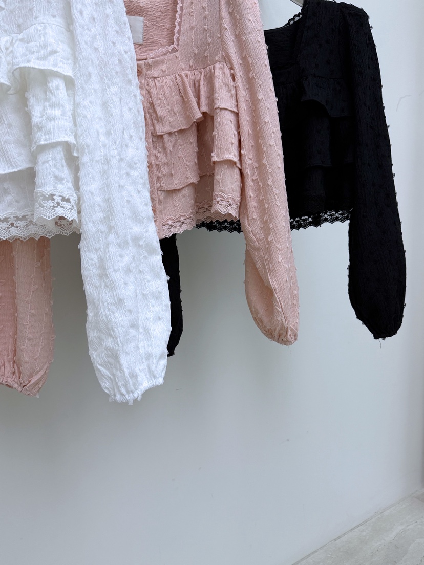 AB東大門實拍女裝新款人氣時尚職業26春夏真品襯衫蕾絲衫AB襯衫/蕾絲衫