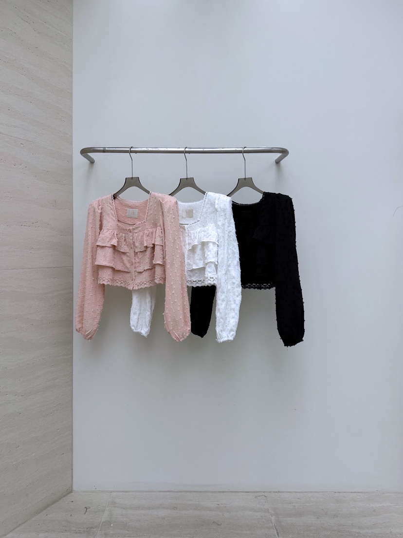 AB東大門實拍女裝新款人氣時尚職業26春夏真品襯衫蕾絲衫AB襯衫/蕾絲衫