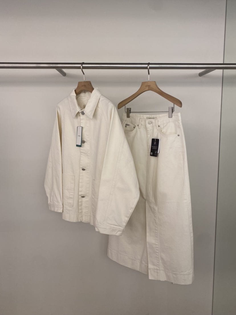 OP PER韓國代購女裝新款真品熱賣26春夏人氣休閑推薦長裙OPPER-simplebeige長裙