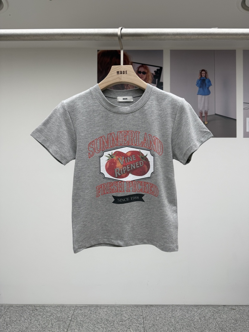 MADE-P韓國代購女士新品時尚26春夏休閑真品職業人氣T恤MADE-PT恤圖色2