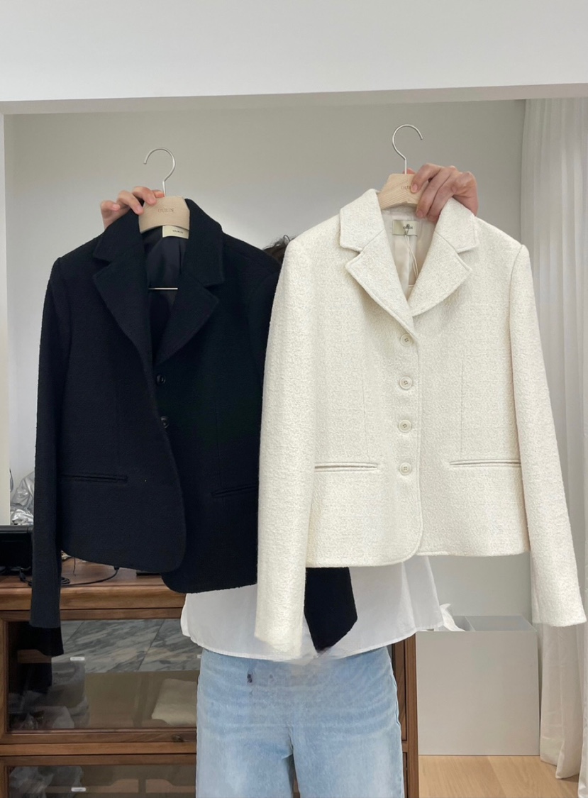 OURIN/THIS IS韓國代購女裝新品熱賣職業26春夏休閑夾克OURIN/THIS IS夾克圖色1左一色