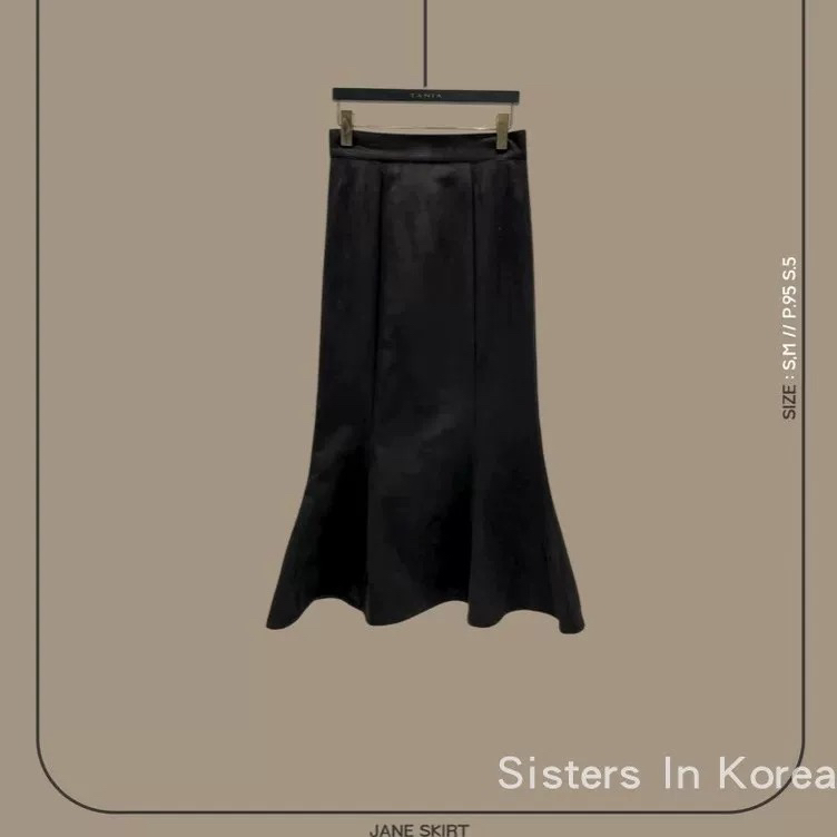 TANIA-Q韓國直郵女士新品真品人氣26春夏半身裙中短裙褶裥TANIA-Q半身裙/中短裙圖色2