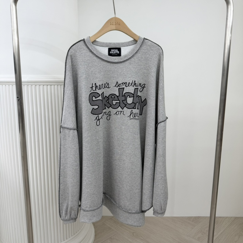 PALETTE-Q東大門代購女裝新品真品推薦熱賣時尚休閑衛衣PALETTE-Q衛衣圖色1