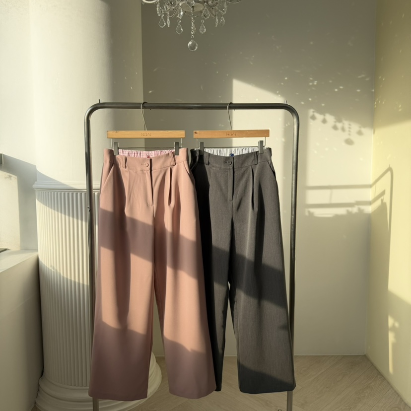 PALETTE-Q東大門實拍女裝新品26春夏休閑職業時尚休閑褲PALETTE-Q休閑褲