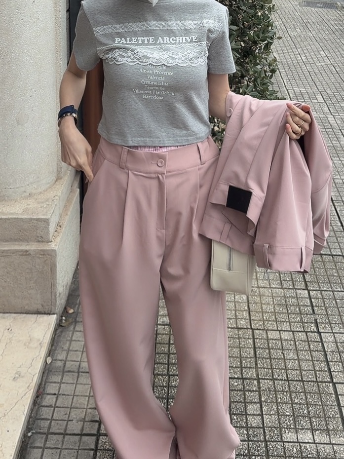 PALETTE-Q東大門實拍女裝新品26春夏休閑職業時尚休閑褲PALETTE-Q休閑褲
