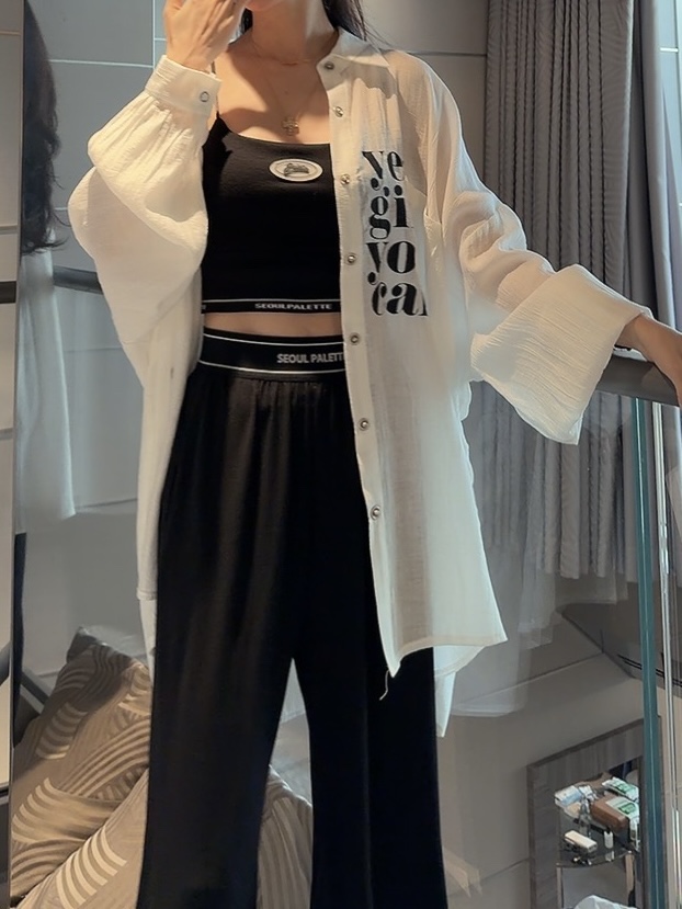 PALETTE-Q東大門代購女士新品職業26春夏襯衫蕾絲衫雪紡PALETTE-Q襯衫/蕾絲衫