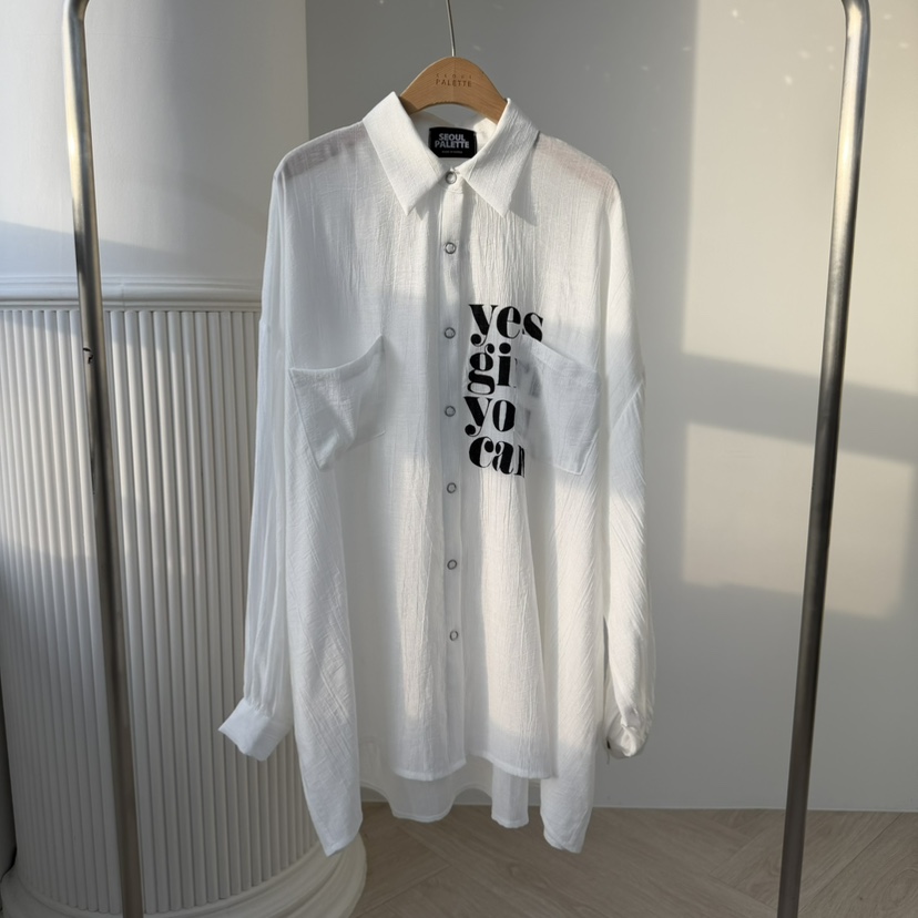 PALETTE-Q東大門代購女士新品職業26春夏襯衫蕾絲衫雪紡PALETTE-Q襯衫/蕾絲衫圖色1