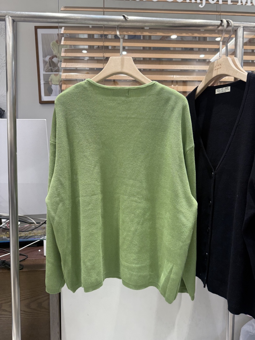 DE GO YOU東大門直郵女裝新款熱賣推薦職業針織衫V領開衫DE GO YOU針織衫