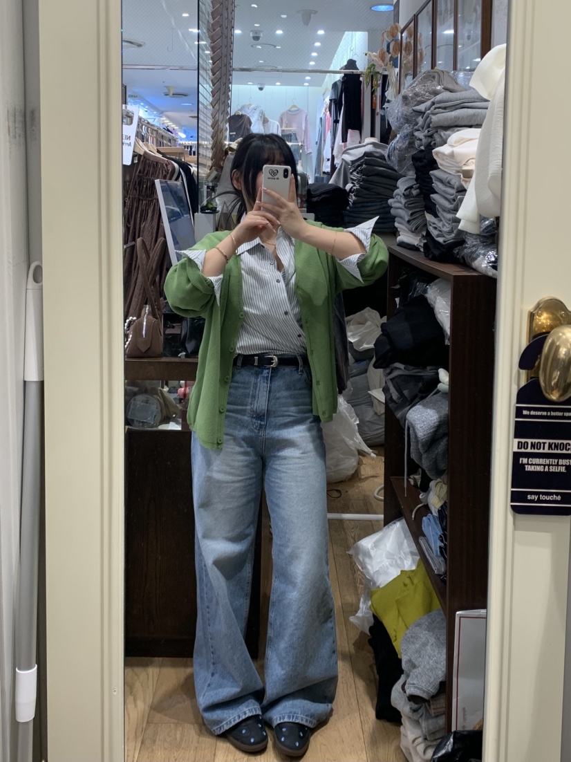 DE GO YOU東大門直郵女裝新款熱賣推薦職業針織衫V領開衫DE GO YOU針織衫