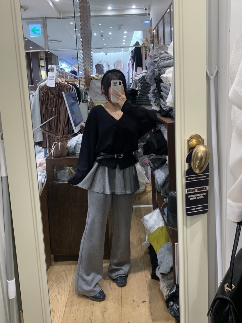 DE GO YOU東大門直郵女裝新款熱賣推薦職業針織衫V領開衫DE GO YOU針織衫