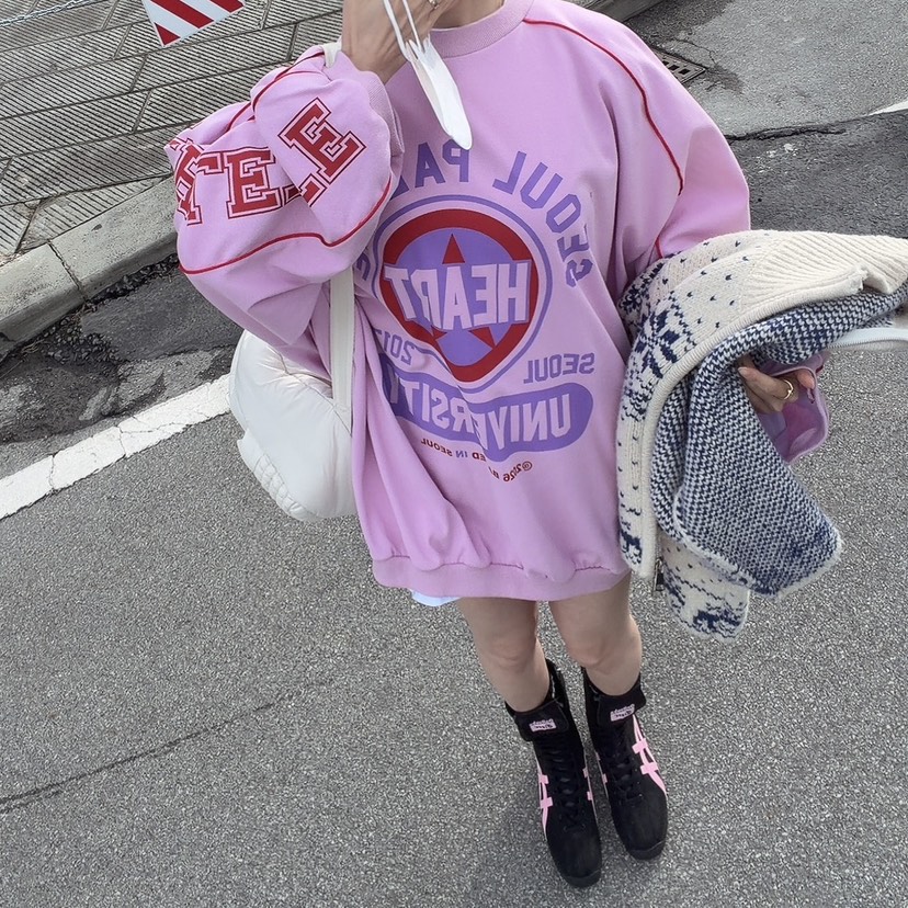 PALETTE-Q韓國直郵女裝新款推薦熱賣26春夏真品職業衛衣PALETTE-Q衛衣