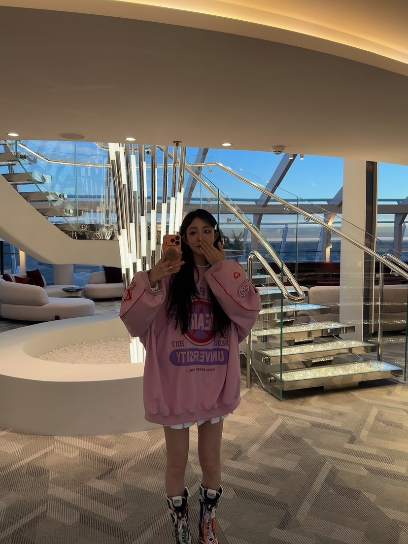 PALETTE-Q韓國直郵女裝新款推薦熱賣26春夏真品職業衛衣PALETTE-Q衛衣