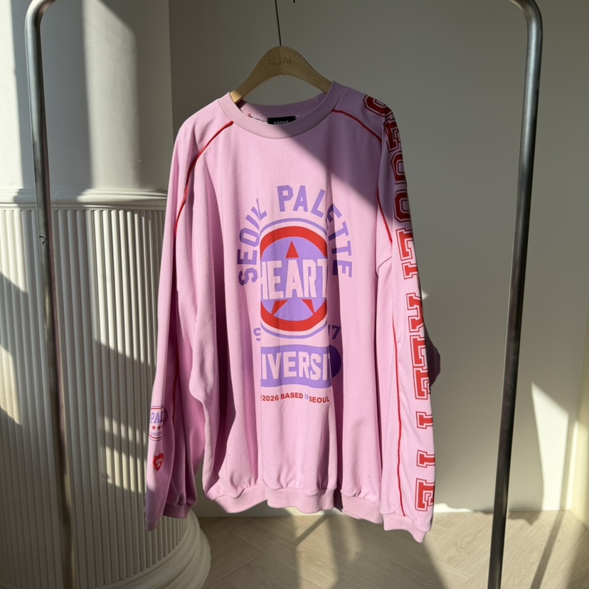 PALETTE-Q韓國直郵女裝新款推薦熱賣26春夏真品職業衛衣PALETTE-Q衛衣圖色1