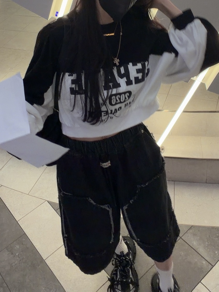 PALETTE-Q東大門實拍女士新品推薦休閑熱賣職業短褲流蘇PALETTE-Q短褲