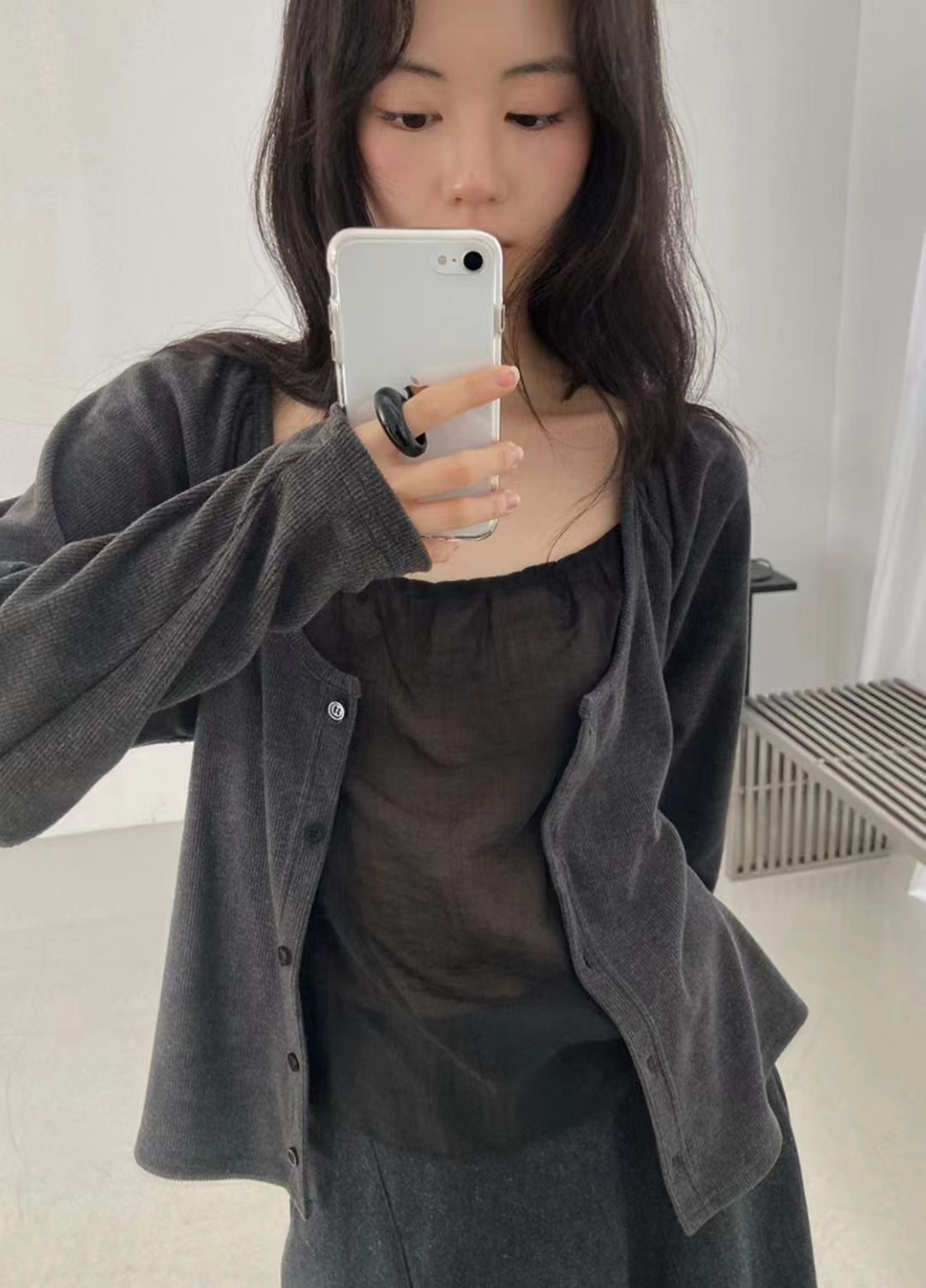 HING9東大門直郵女裝新款真品職業推薦26春夏時尚長袖T恤HING9長袖T恤