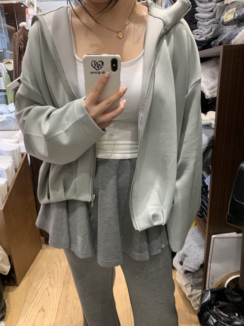 DE GO YOU韓國直郵女士新品休閑時尚推薦真品26春夏夾克拉鏈DE GO YOU夾克