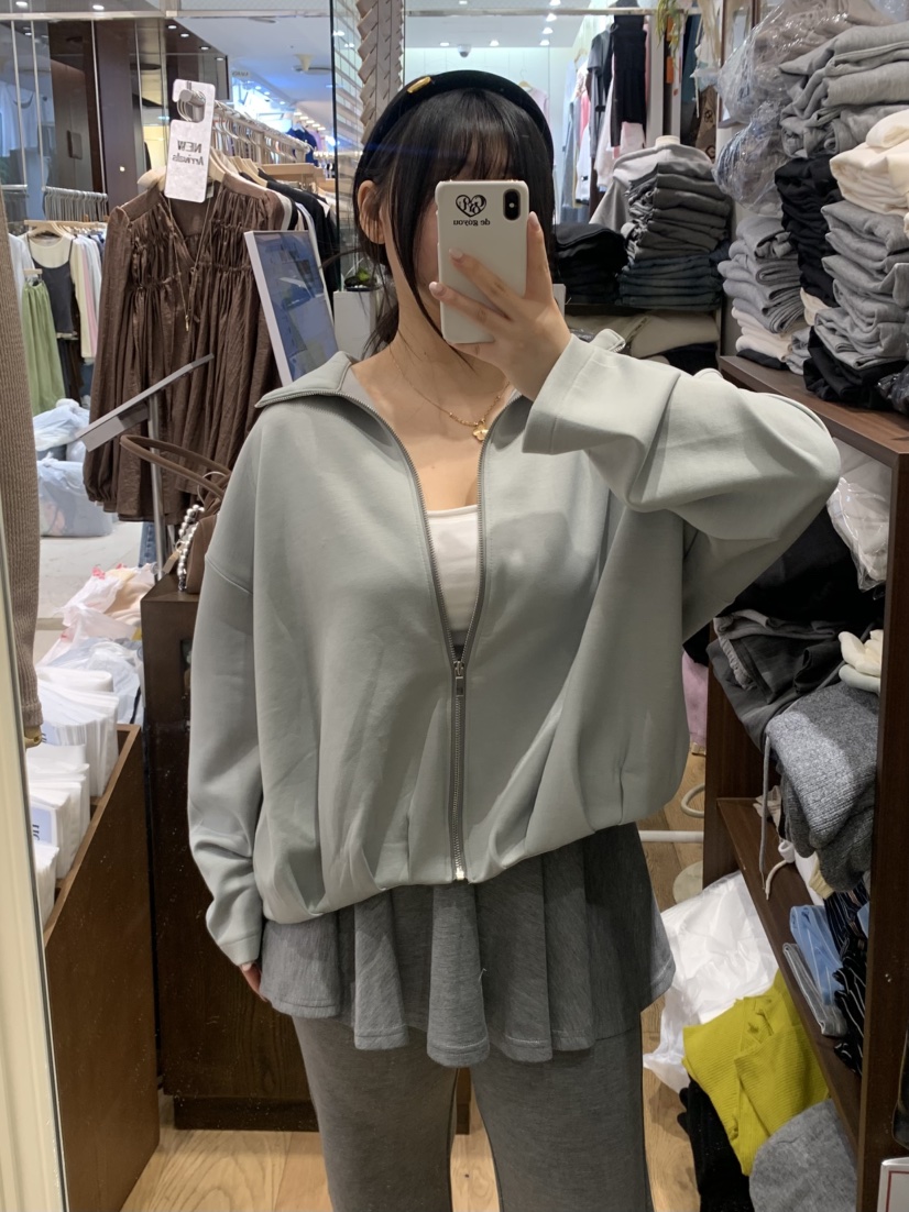 DE GO YOU韓國直郵女士新品休閑時尚推薦真品26春夏夾克拉鏈DE GO YOU夾克圖色3