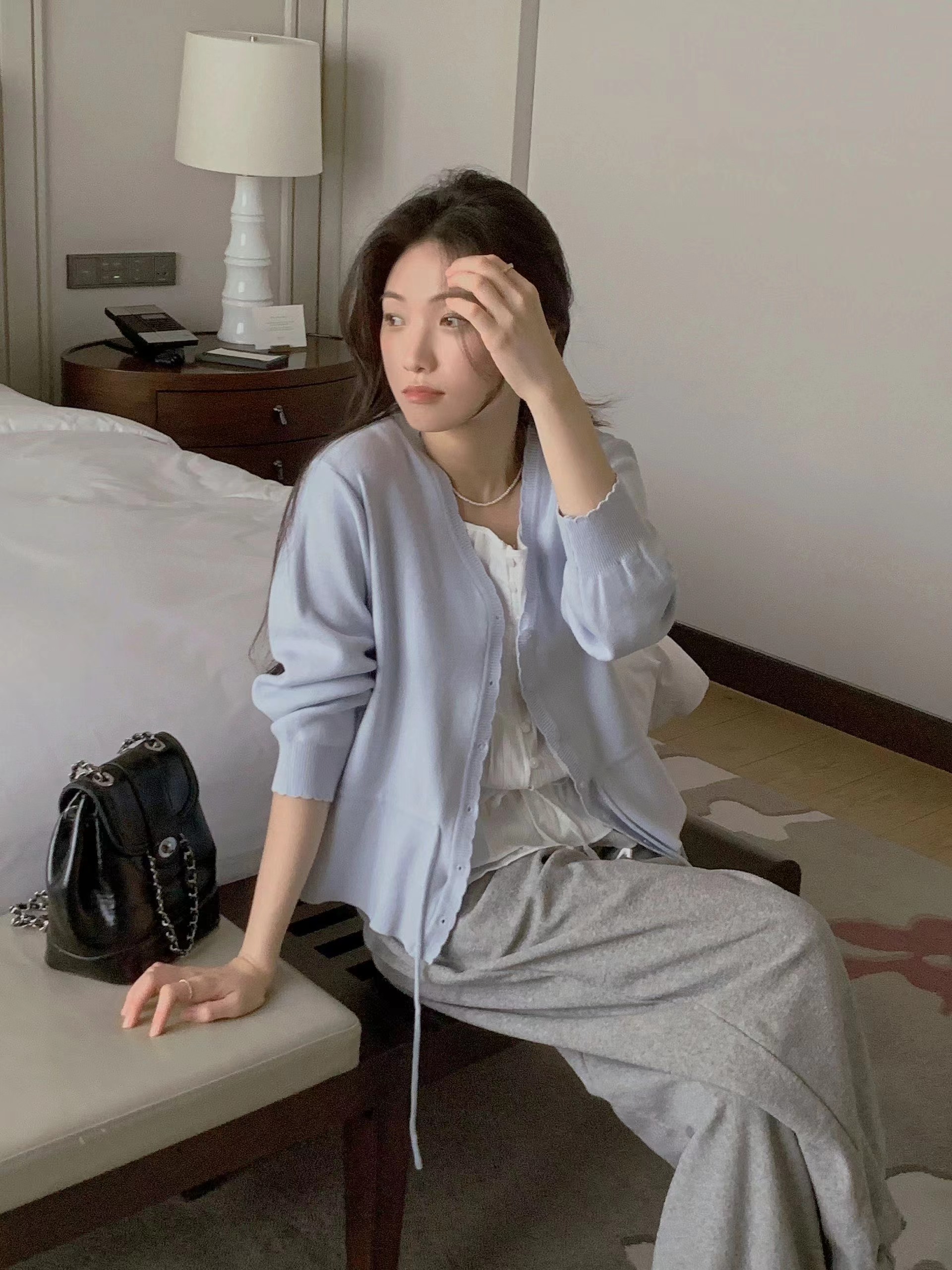 HING9東大門代購女裝新款職業休閑時尚真品人氣26春夏針織衫HING9針織衫