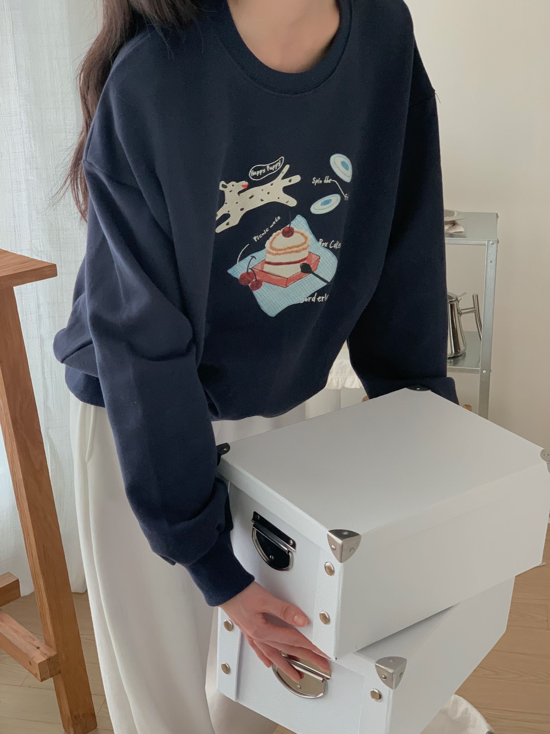 FIVE東大門直郵女士新品時尚真品26春夏推薦人氣休閑衛衣FIVE衛衣圖色2