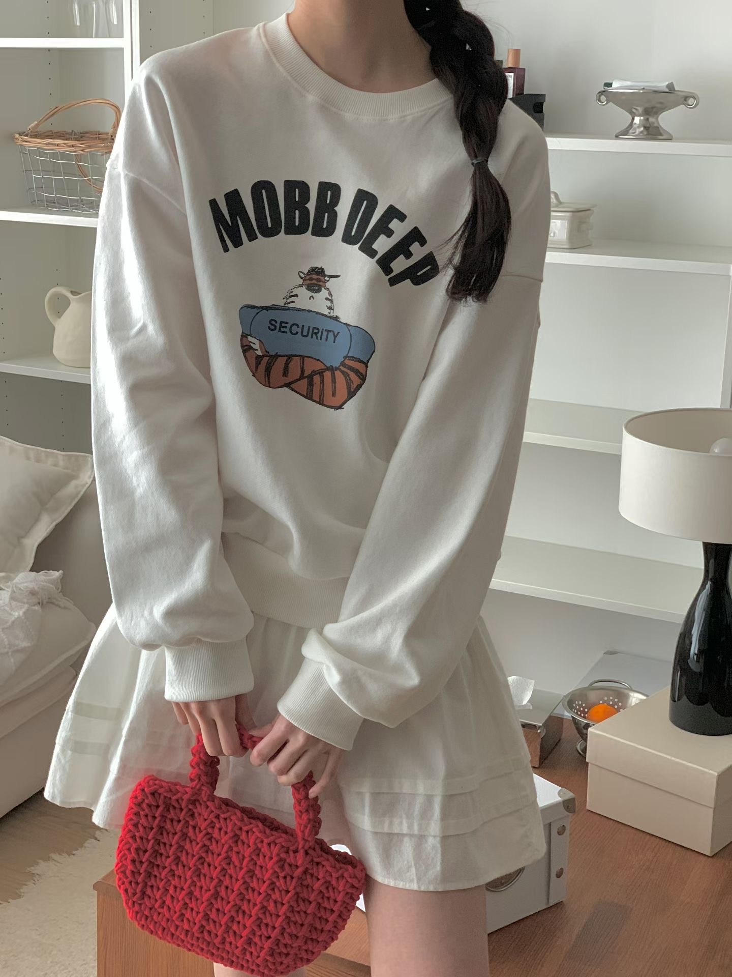 FIVE東大門代購女裝新款推薦人氣休閑熱賣真品職業時尚衛衣FIVE衛衣圖色3