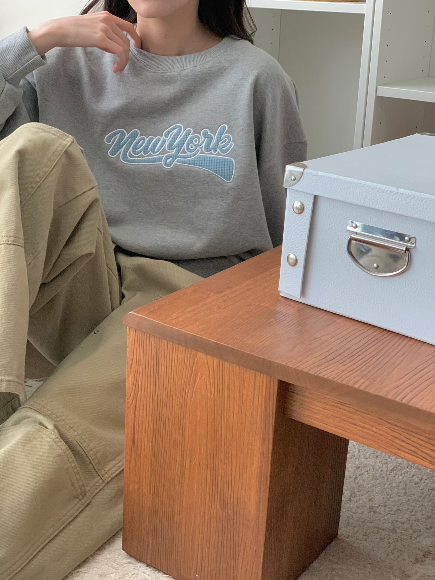 FIVE東大門直郵女裝新款推薦休閑熱賣人氣26春夏職業衛衣FIVE衛衣