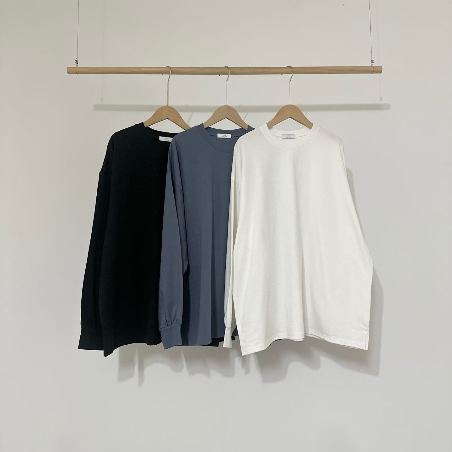 FIVE韓國直郵女士新款職業休閑26春夏推薦時尚真品長袖T恤FIVE長袖T恤圖色1左一色