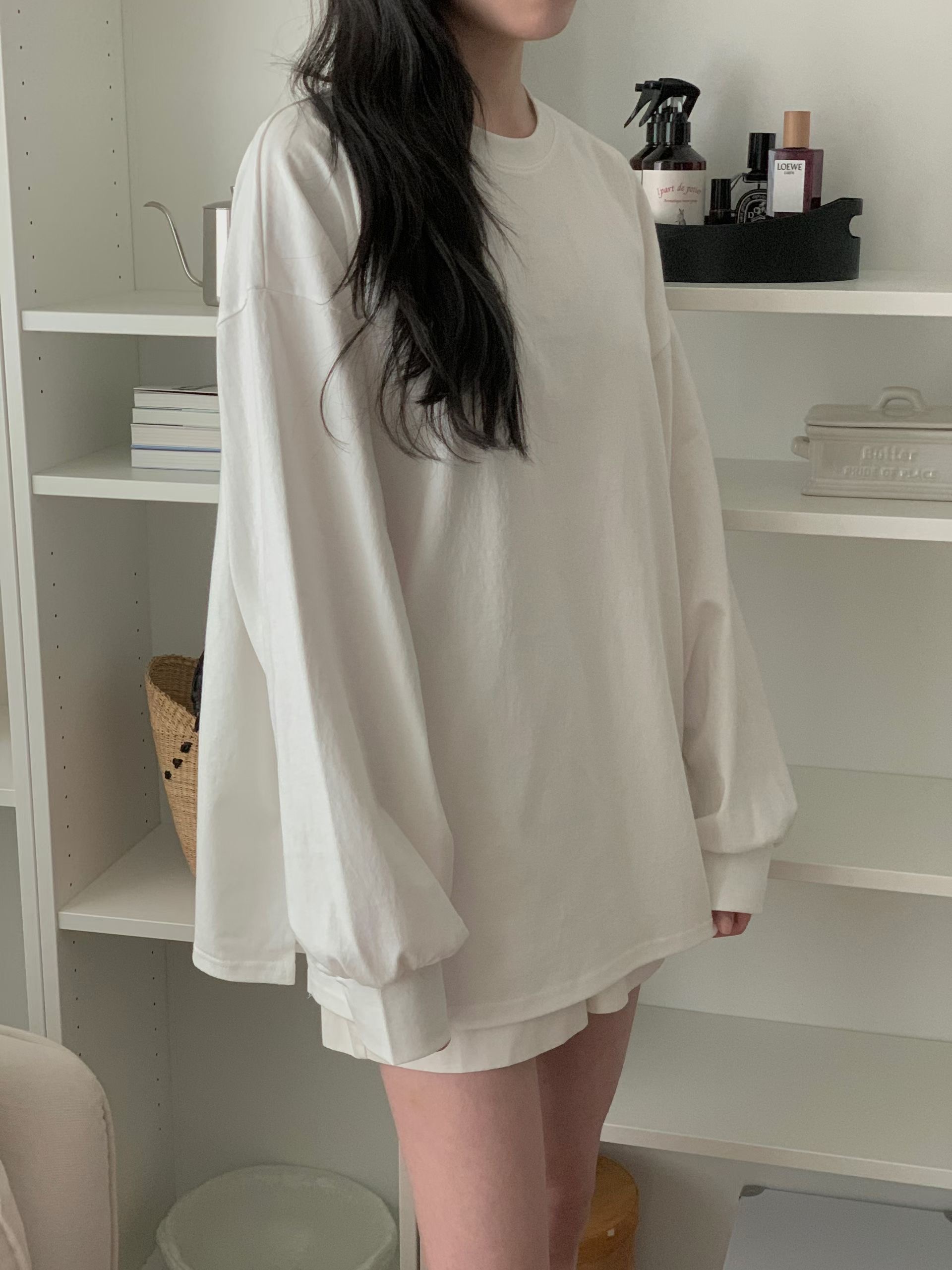 FIVE韓國直郵女士新款職業休閑26春夏推薦時尚真品長袖T恤FIVE長袖T恤圖色3