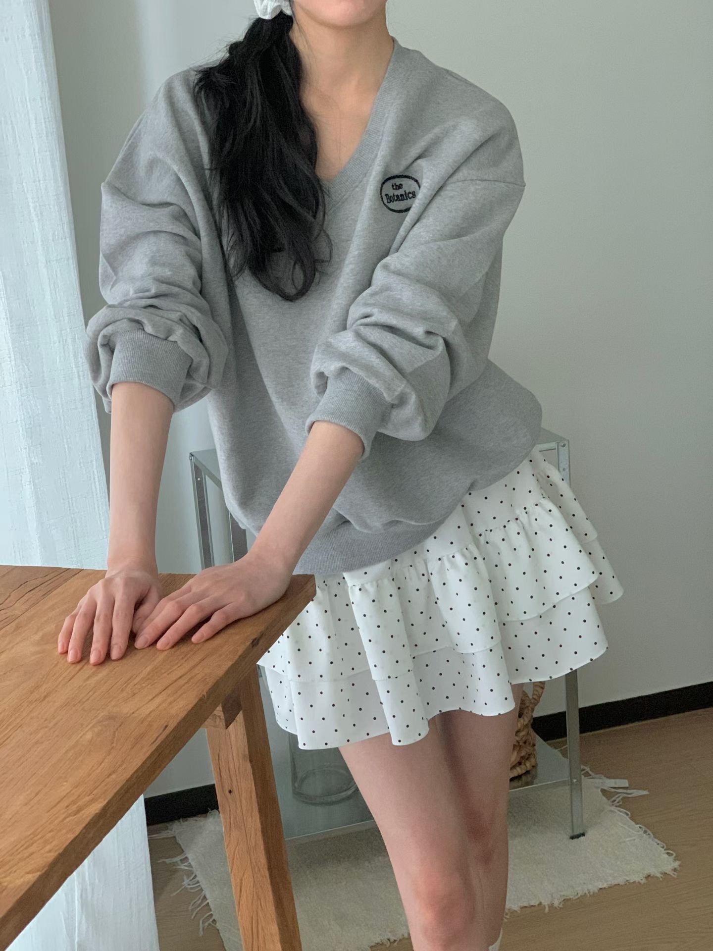 FIVE東大門直郵女裝新品人氣26春夏職業真品推薦熱賣衛衣FIVE衛衣圖色1